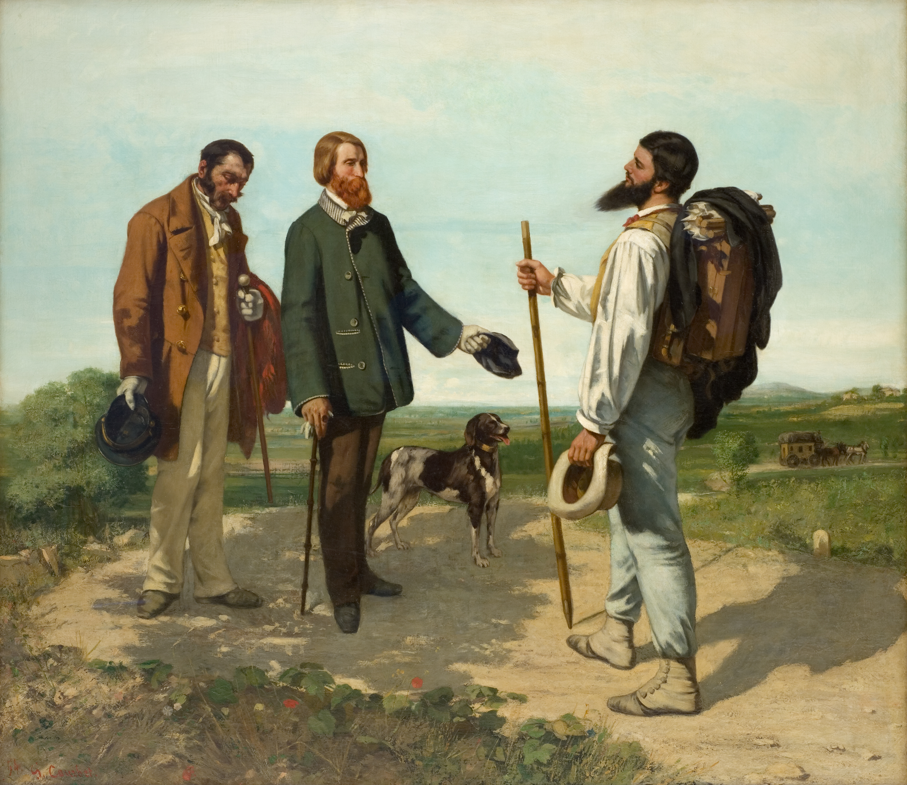 Gustave_Courbet_-_Bonjour_Monsieur_Courbet_-_Musée_Fabre